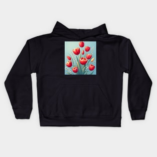 Tulip flower Kids Hoodie